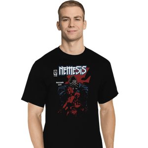 Secret_Shirts T-Shirts, Tall / Large / Black Nemesis Comic