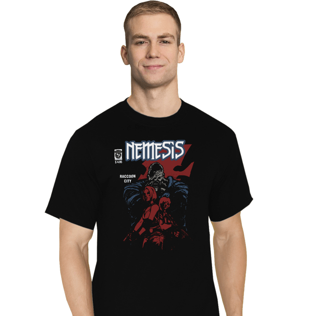Secret_Shirts T-Shirts, Tall / Large / Black Nemesis Comic