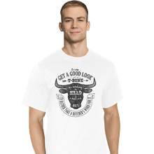 Load image into Gallery viewer, Shirts T-Shirts, Tall / Large / White T-Bone

