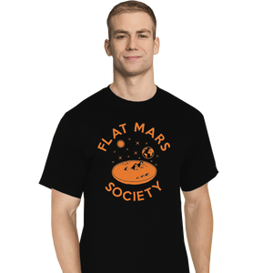 Shirts T-Shirts, Tall / Large / Black Flat Mars Society