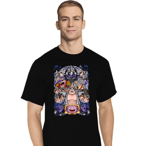 Daily_Deal_Shirts T-Shirts, Tall / Large / Black Nostalgic Villains