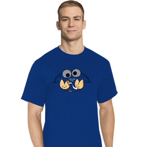 Shirts T-Shirts, Tall / Large / Royal Blue Unfortunate Cookie