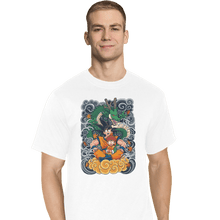 Load image into Gallery viewer, Shirts T-Shirts, Tall / Large / White Goku and Gohan
