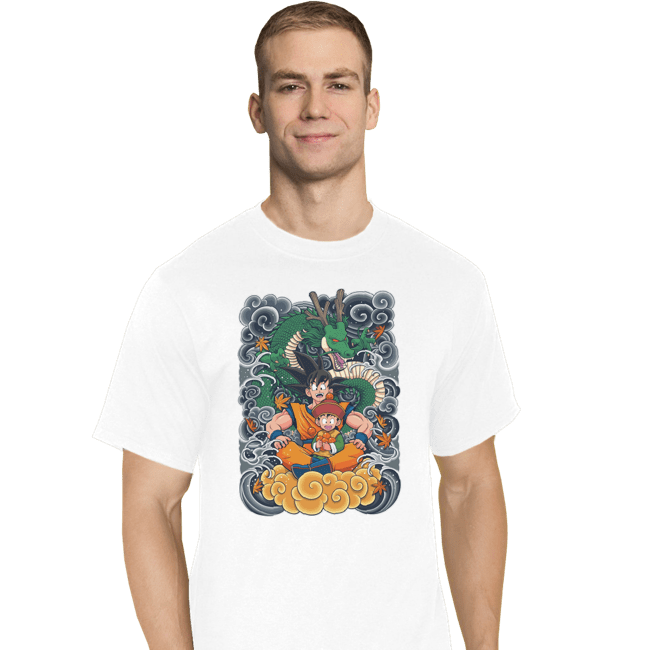 Shirts T-Shirts, Tall / Large / White Goku and Gohan