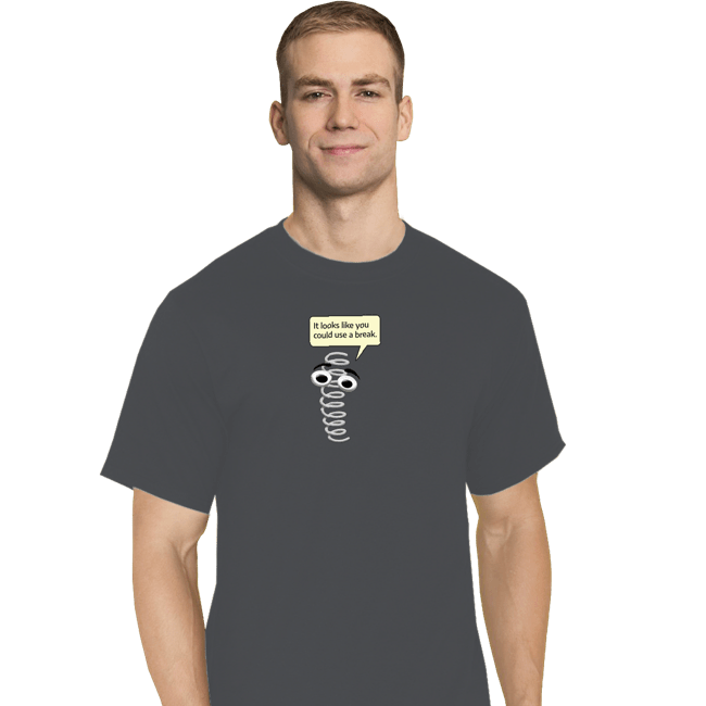 Secret_Shirts T-Shirts, Tall / Large / Charcoal Clippy