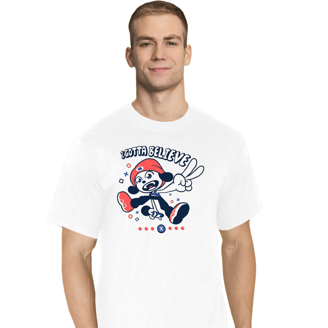 Shirts T-Shirts, Tall / Large / White PaRappa the Rapper!