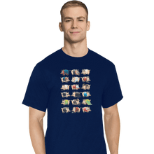 Load image into Gallery viewer, Shirts T-Shirts, Tall / Large / Navy Pig Movies
