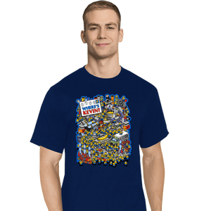 Secret_Shirts T-Shirts, Tall / Large / Navy Where's Kevin