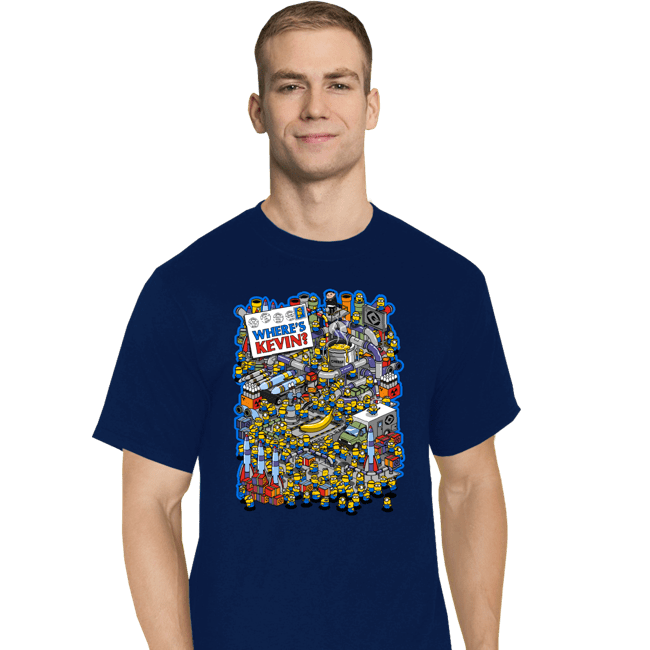 Secret_Shirts T-Shirts, Tall / Large / Navy Where's Kevin