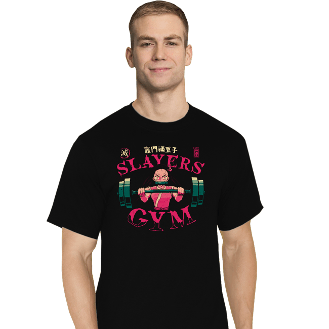 Secret_Shirts T-Shirts, Tall / Large / Black Nezuko Slayers Gym