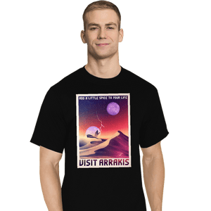 Secret_Shirts T-Shirts, Tall / Large / Black Planet Arrakis