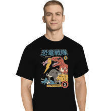 Load image into Gallery viewer, Shirts T-Shirts, Tall / Large / Black DIno Sentai
