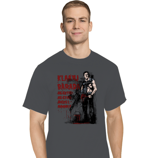 Daily_Deal_Shirts T-Shirts, Tall / Large / Charcoal NecronomiWall