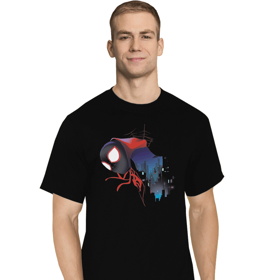 Shirts T-Shirts, Tall / Large / Black Spider Miles