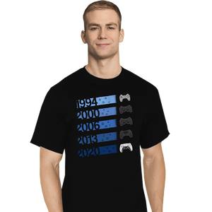 Secret_Shirts T-Shirts, Tall / Large / Black PS Controllers