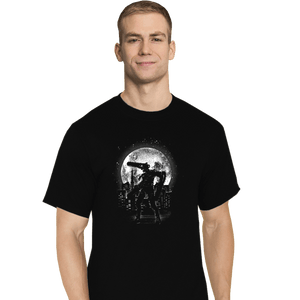Shirts T-Shirts, Tall / Large / Black Moonlight Chainsaw