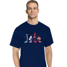 Load image into Gallery viewer, Shirts T-Shirts, Tall / Large / Navy Crystal Road
