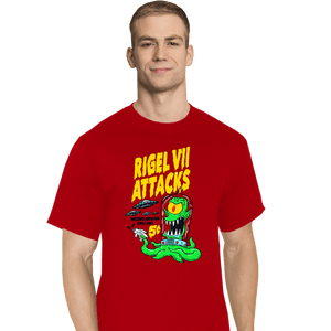 Shirts T-Shirts, Tall / Large / Red Rigel 7 Attacks