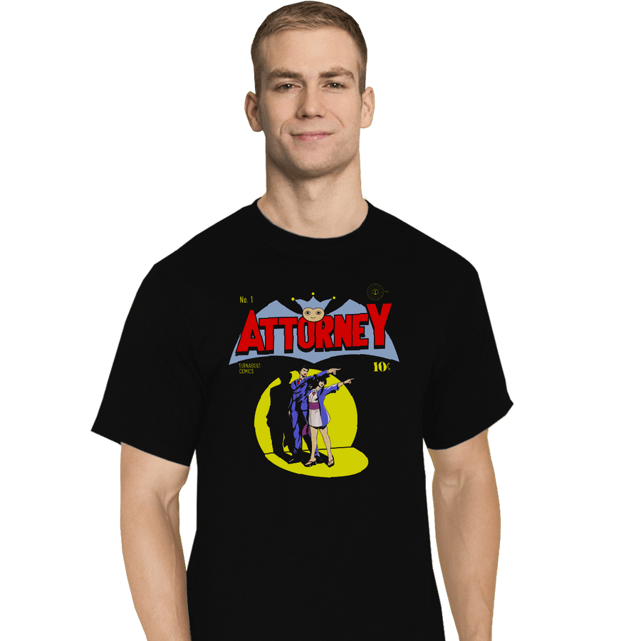 Shirts T-Shirts, Tall / Large / Black Turnabout Comics