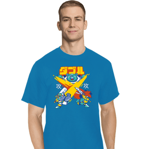 Shirts T-Shirts, Tall / Large / Royal Blue X-Slash