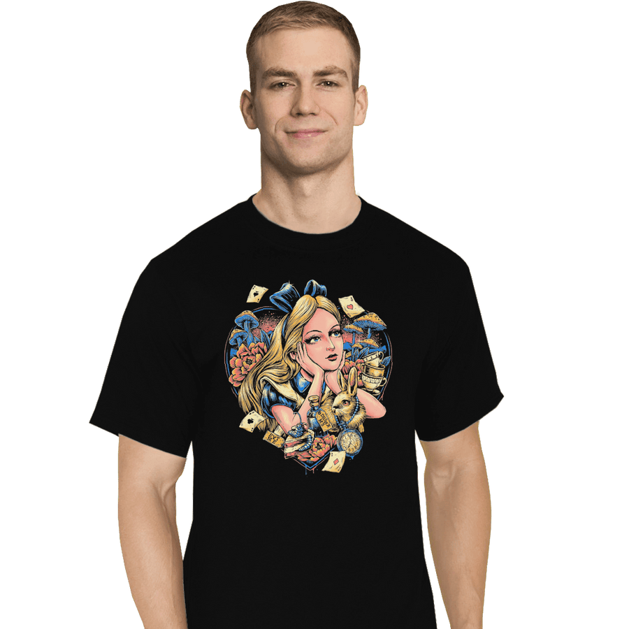 Shirts T-Shirts, Tall / Large / Black Curious Heart