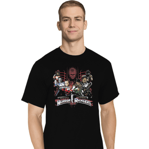 Shirts T-Shirts, Tall / Large / Black Mighty Morbid Horror Rangers