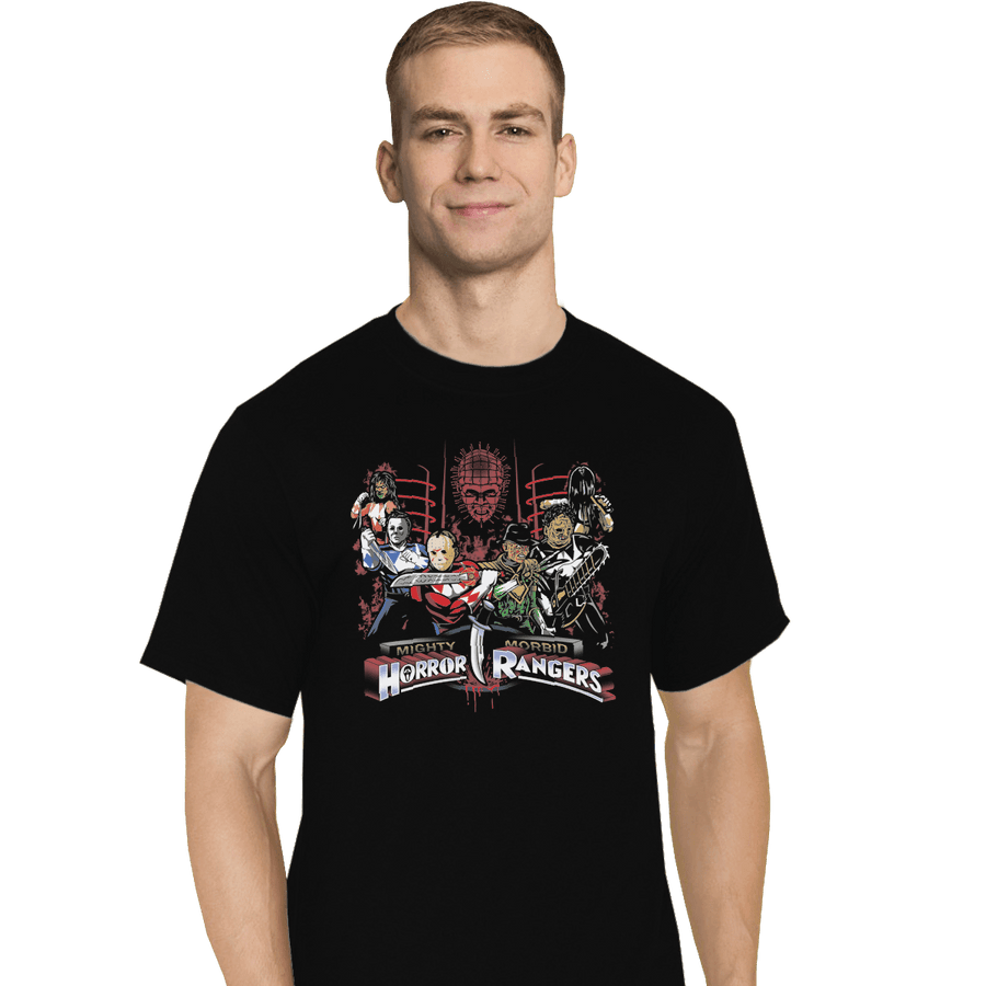 Shirts T-Shirts, Tall / Large / Black Mighty Morbid Horror Rangers