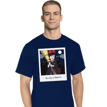 Load image into Gallery viewer, Shirts T-Shirts, Tall / Large / Navy First Day At School
