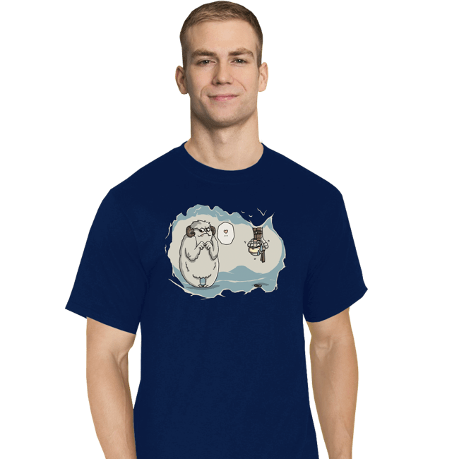Daily_Deal_Shirts T-Shirts, Tall / Large / Navy Hoth In Here