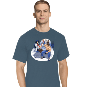 Shirts T-Shirts, Tall / Large / Indigo Blue School Brawl