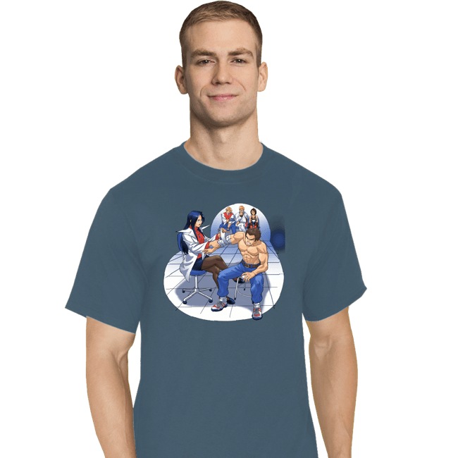 Shirts T-Shirts, Tall / Large / Indigo Blue School Brawl