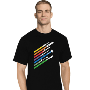 Shirts T-Shirts, Tall / Large / Black Weapon Streaks