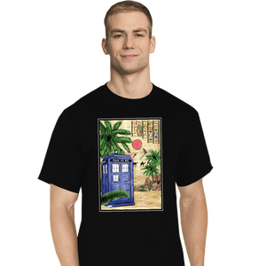 Daily_Deal_Shirts T-Shirts, Tall / Large / Black TARDIS In Egypt