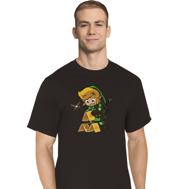 Shirts T-Shirts, Tall / Large / Black Tri-House Of Cards