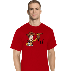 Secret_Shirts T-Shirts, Tall / Large / Red Snake In A Boot