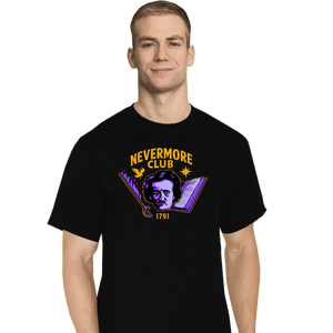 Secret_Shirts T-Shirts, Tall / Large / Black Nevermore Club