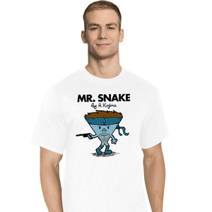 Secret_Shirts T-Shirts, Tall / Large / White Mr. Snake