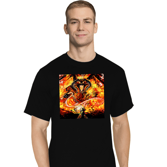 Secret_Shirts T-Shirts, Tall / Large / Black Van Gogh Never Passed.