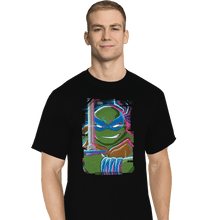 Load image into Gallery viewer, Daily_Deal_Shirts T-Shirts, Tall / Large / Black Glitch Leonardo
