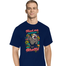 Load image into Gallery viewer, Daily_Deal_Shirts T-Shirts, Tall / Large / Navy Pretty Hungry Possum
