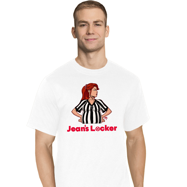 Daily_Deal_Shirts T-Shirts, Tall / Large / White Jean's Locker
