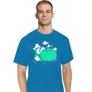 Shirts T-Shirts, Tall / Large / Royal Blue Dino Island Baby