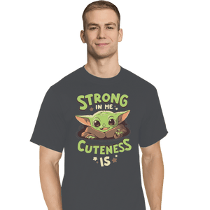 Shirts T-Shirts, Tall / Large / Charcoal Strong In Me