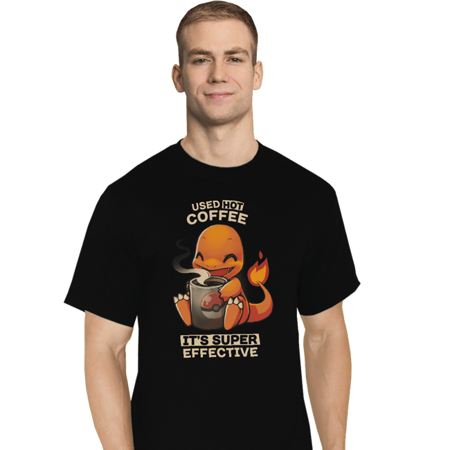 Shirts T-Shirts, Tall / Large / Black Hot Coffee