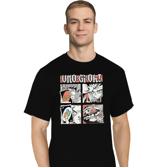 Secret_Shirts T-Shirts, Tall / Large / Black UNO-Gi-Oh!!