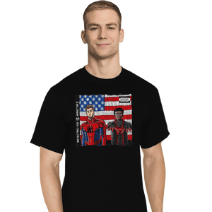 Shirts T-Shirts, Tall / Large / Black Spider-Verse
