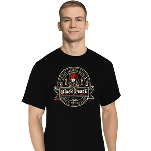 Daily_Deal_Shirts T-Shirts, Tall / Large / Black Black Pearl Rum