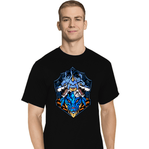 Shirts T-Shirts, Tall / Large / Black Blue Warrior