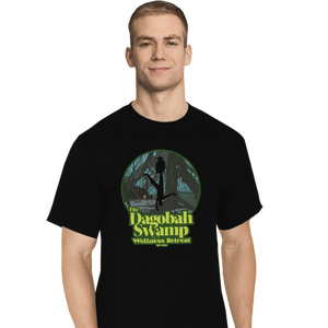 Daily_Deal_Shirts T-Shirts, Tall / Large / Black Dagobah Wellness Retreat