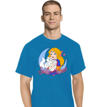 Load image into Gallery viewer, Daily_Deal_Shirts T-Shirts, Tall / Large / Royal Blue Sailor Moon USA
